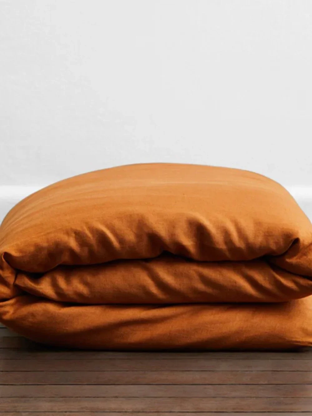 Bed Threads Flax Linen Duvet Cover - Rust